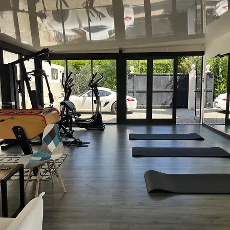 Un Joyau Vue Cap D'antibes Piscine Body Fitness Sauna & * أنتيب