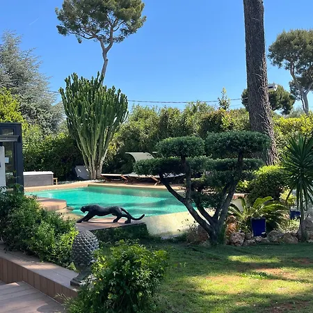 Un Joyau Vue Cap D'antibes Piscine Body Fitness Sauna & Антіб