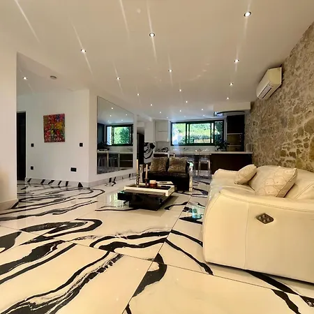 Un Joyau Vue Cap D'antibes Piscine Body Fitness Sauna & Вілла *